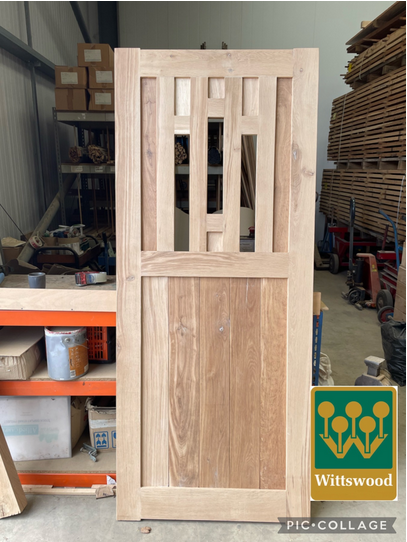 Framed Mortice and Tenon Door with Glazed Panels