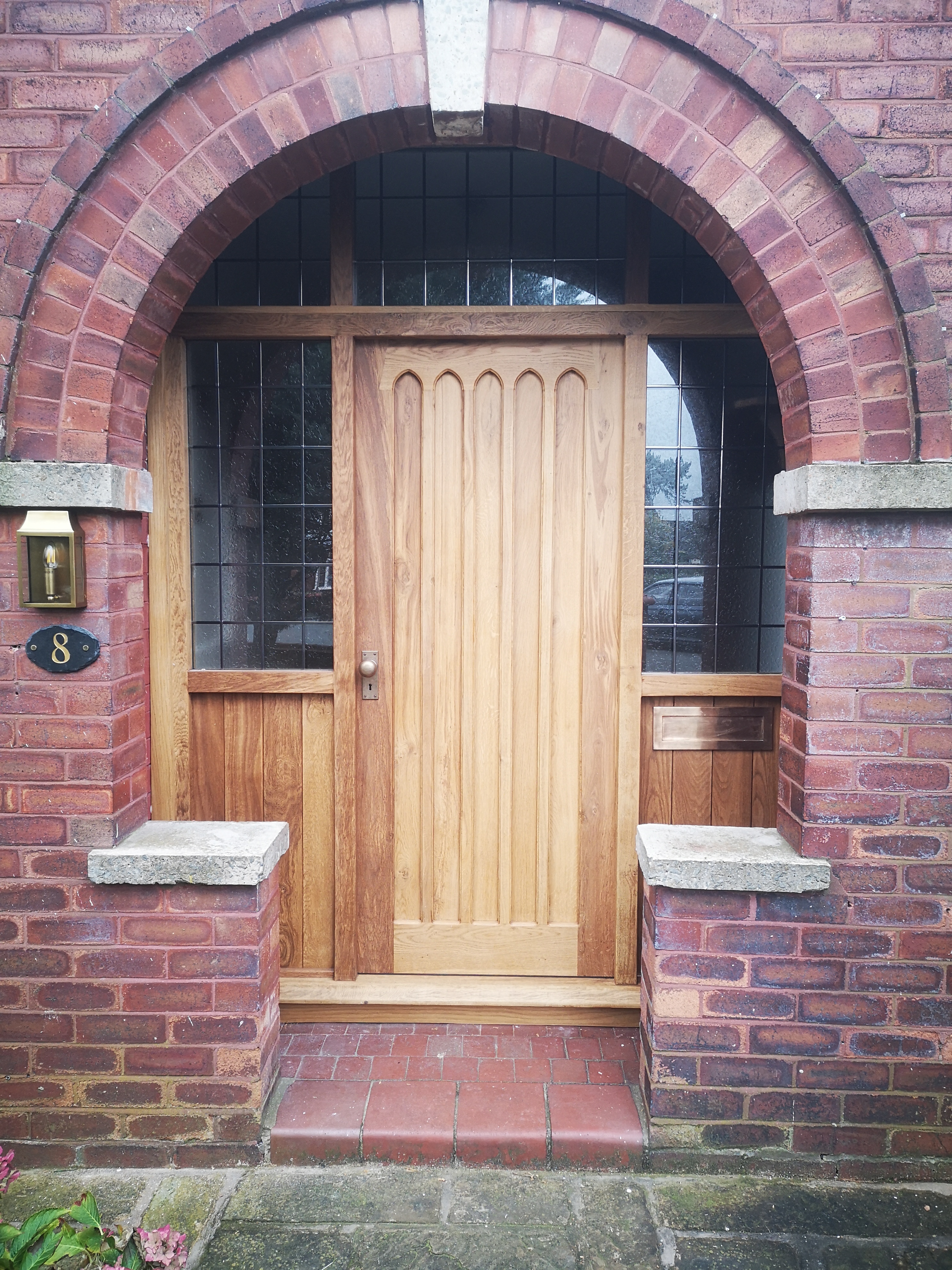 Exterior oak doors