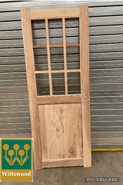 Solid Oak Gothic Style Exterior Door